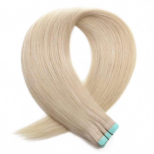 Slim Tape Hair Extensions Light Vanilla Blonde